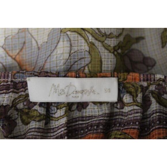 MES DEMOISELLES Sz 34 2 XS Reunion Dress Maxi Boho Floral Belted Midi - Picture 5 of 13